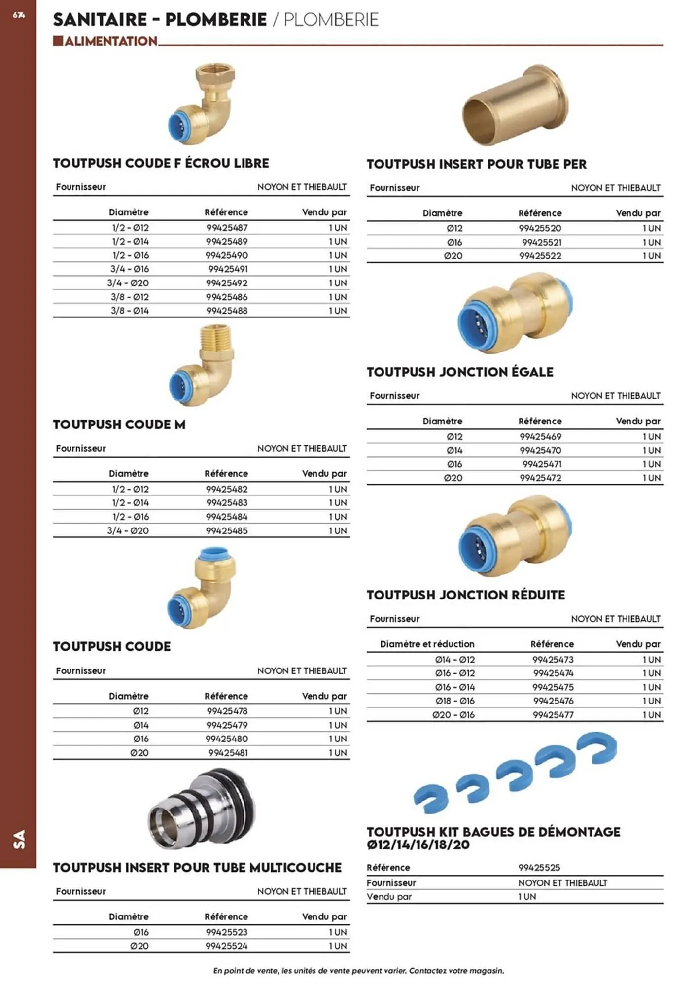Catalogue Tout faire matériaux du 17 décembre au 30 décembre 2025 - Catalogue page 637