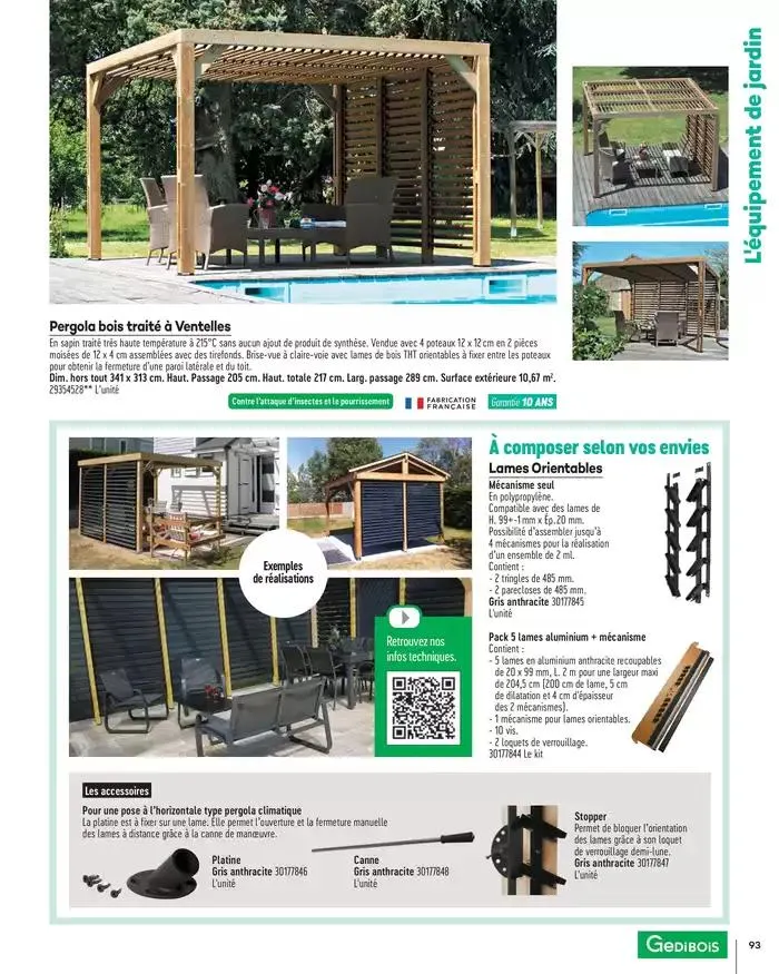 Aménagements Extérieurs 2025 du 1 janvier au 31 décembre 2025 - Catalogue page 93