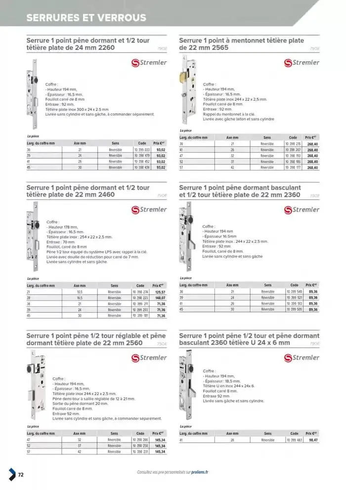 Catalogue général du 11 mars au 31 décembre 2025 - Catalogue page 74