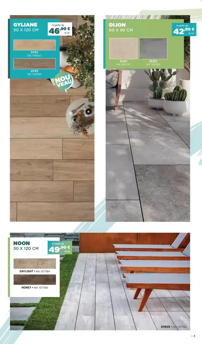 PROMO AMÉNAGEMENT EXTERIEUR du 26 mars au 31 mai 2025 - Catalogue page 5