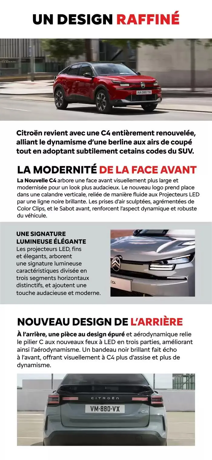 Citroën Nouvelle ë-C4 Electrique 5 portes C-BOOK du 15 janvier au 15 janvier 2026 - Catalogue page 4