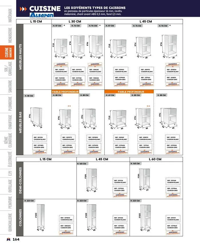 Guide produits 2024 du 15 mars au 31 décembre 2024 - Catalogue page 164