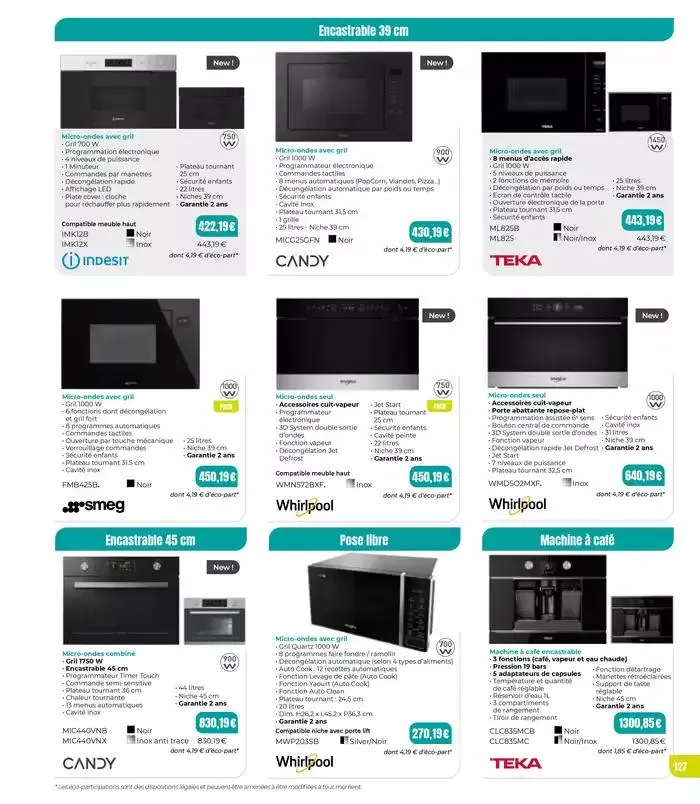 Consultez le menu avant de vous mettre en cuisine. du 7 janvier au 31 décembre 2025 - Catalogue page 127