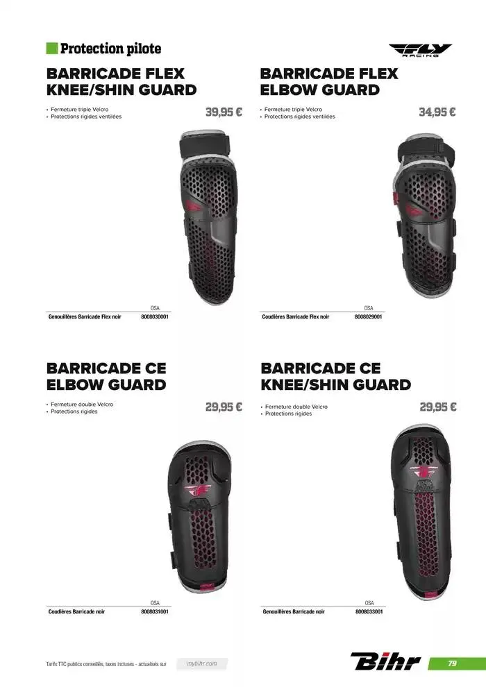 FLY RACING 2025 du 20 novembre au 31 août 2025 - Catalogue page 81