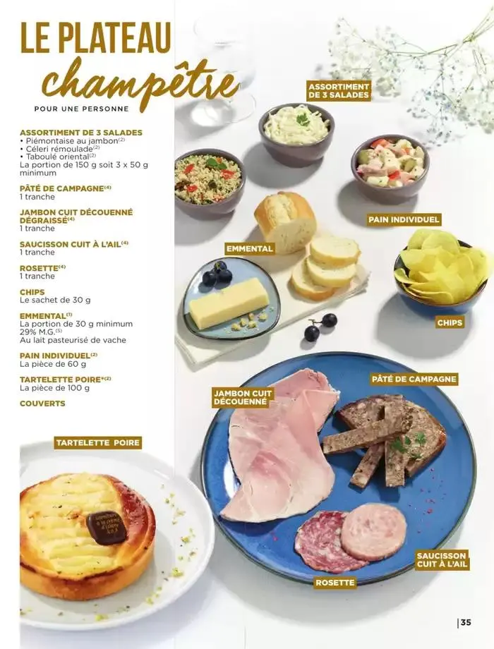 CARTE TRAITEUR PERMANENTE - MIXTE du 9 mai au 31 décembre 2025 - Catalogue page 35