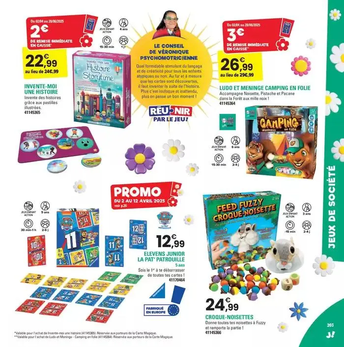 PRINTEMPS 2025 du 2 avril au 28 juin 2025 - Catalogue page 203