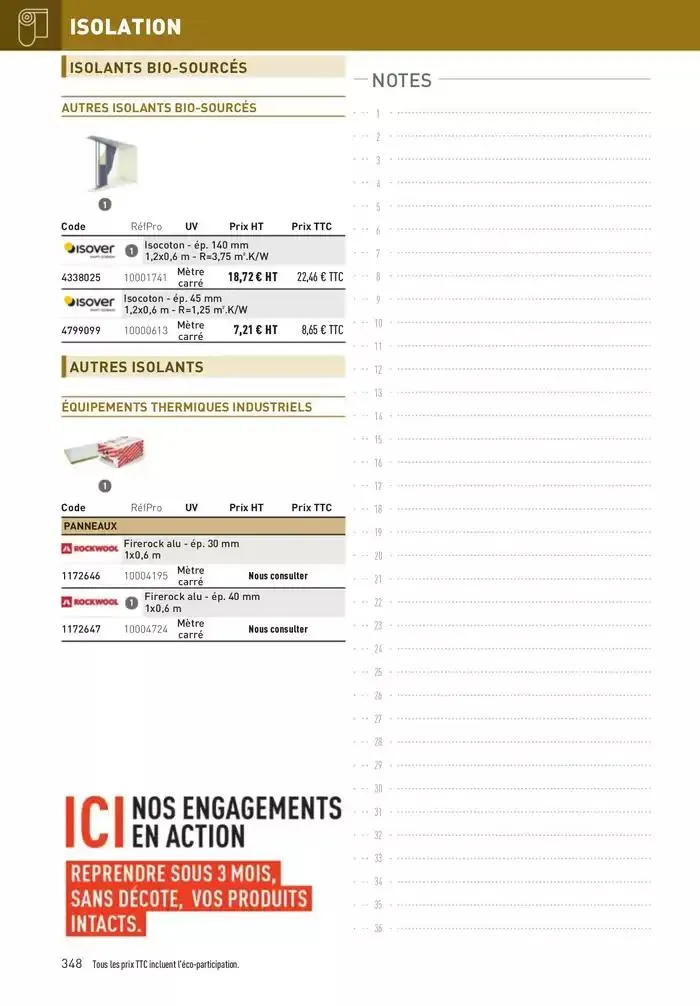 Matériaux 2025 du 1 janvier au 31 décembre 2025 - Catalogue page 348