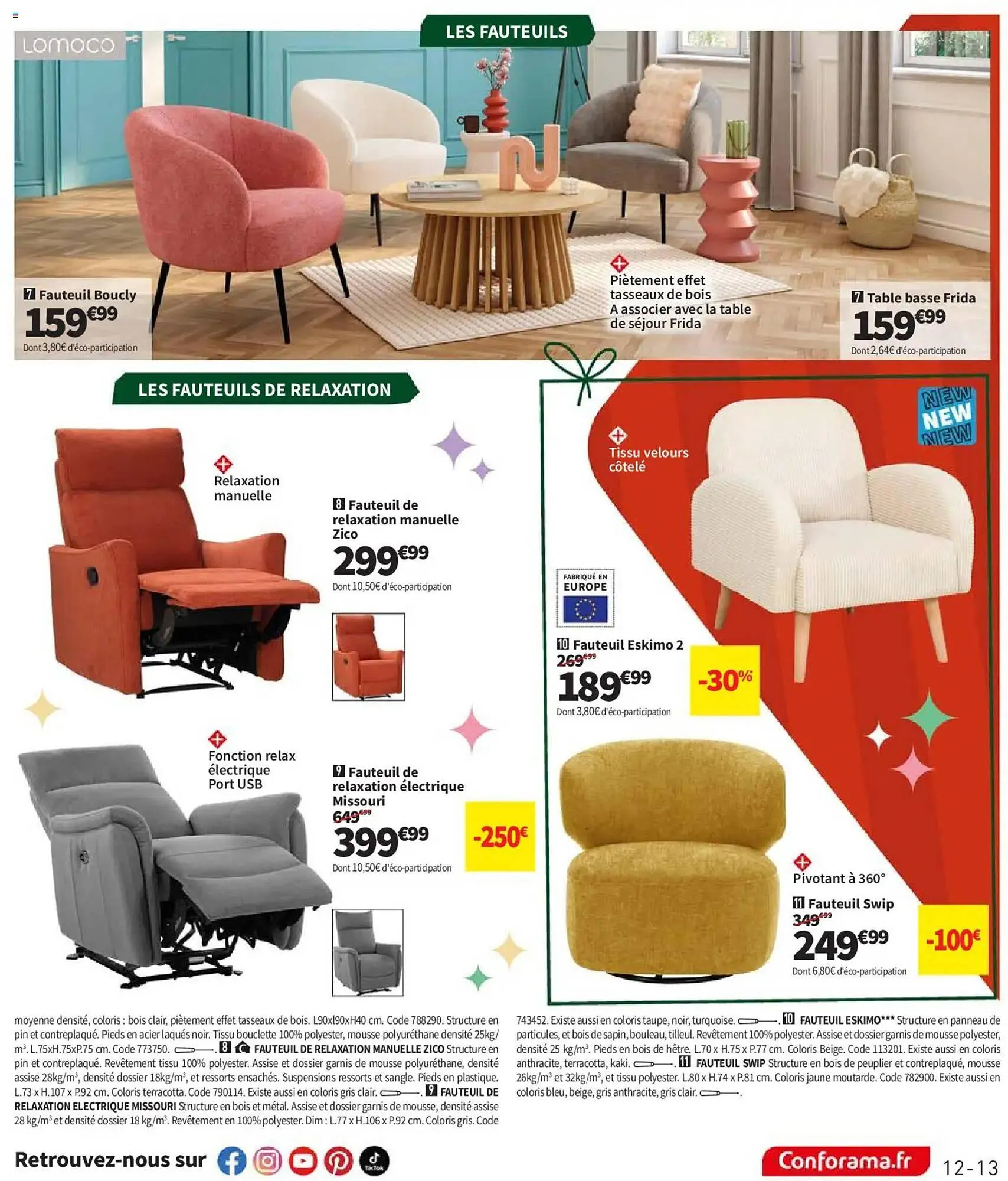 Catalogue Conforama du 2 décembre au 25 décembre 2025 - Catalogue page 13