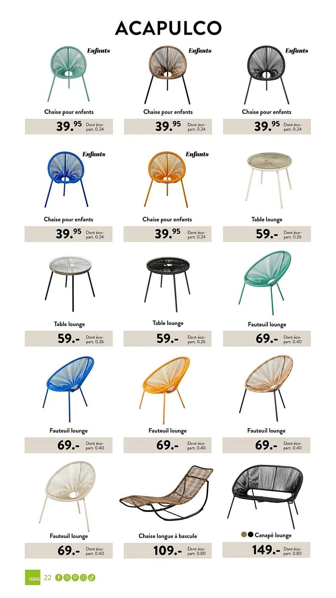 Catalogue Casa du 3 mars au 30 septembre 2025 - Catalogue page 22