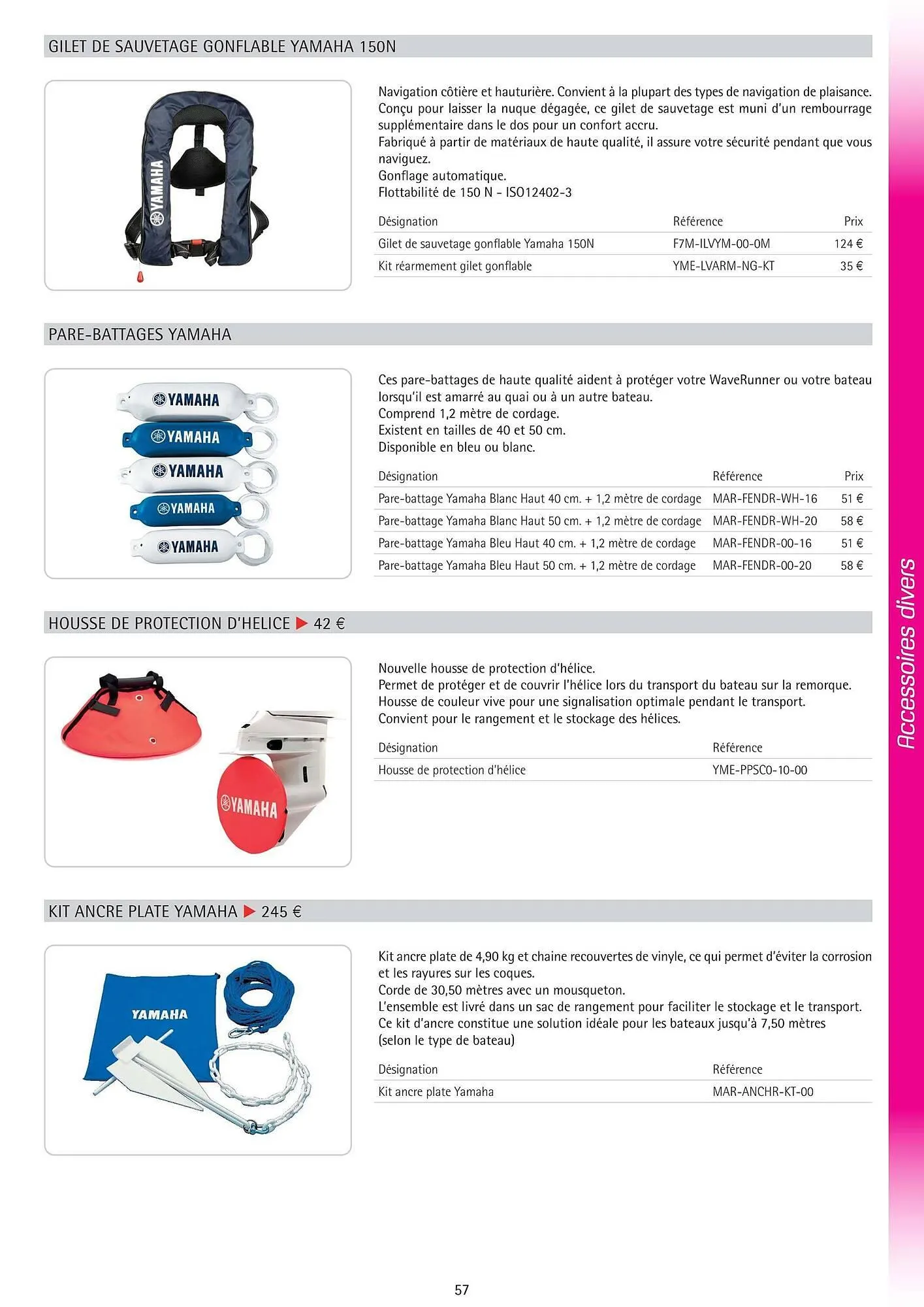 Catalogue Yamaha du 25 février au 31 mai 2026 - Catalogue page 56