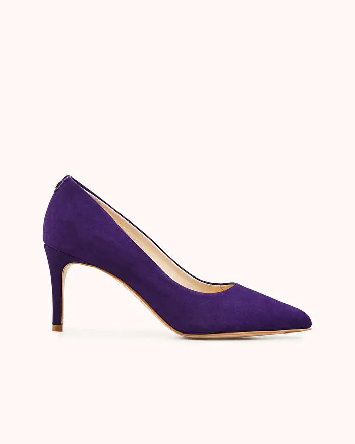 ESCARPIN AZALEA en nubuck prune