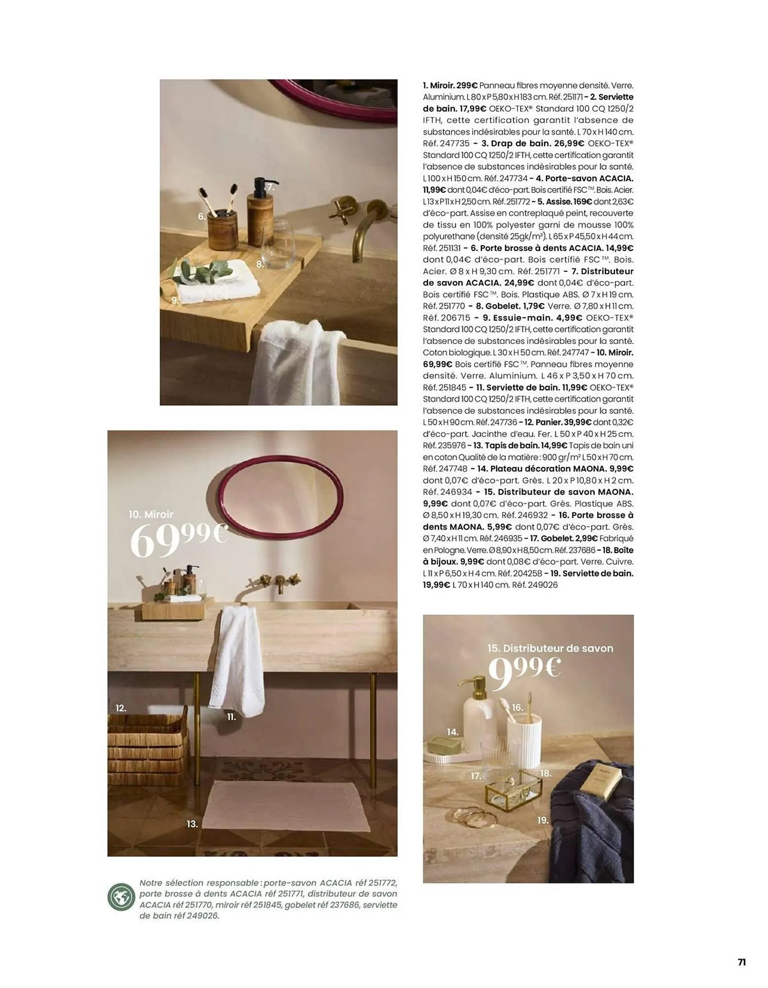 Catalogue Maisons du Monde du 1 mars au 31 août 2026 - Catalogue page 71