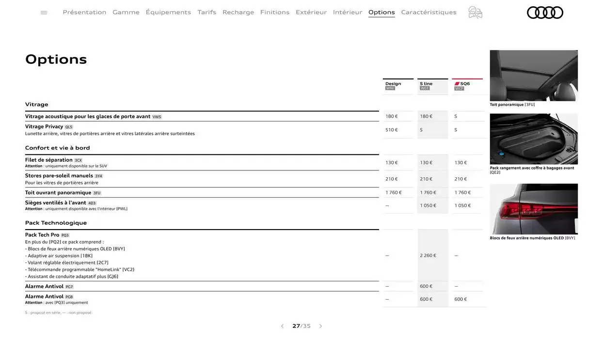 Audi Q6 e-tron  du 7 janvier au 31 janvier 2026 - Catalogue page 27
