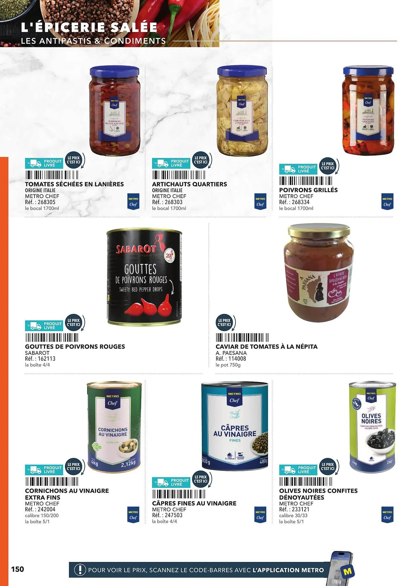 Catalogue METRO du 2 mars au 31 décembre 2025 - Catalogue page 150