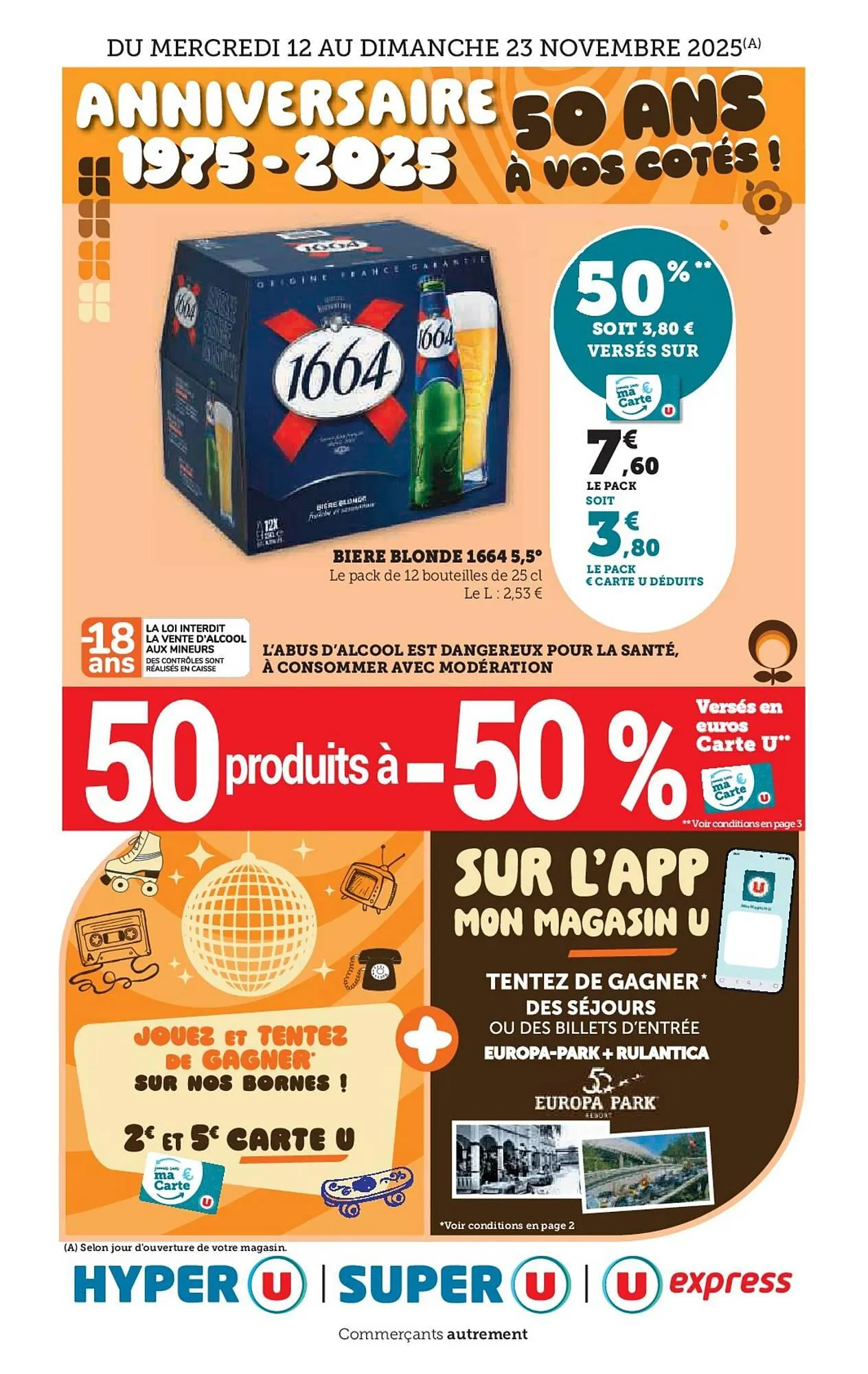 Catalogue Super U du 12 novembre au 23 novembre 2025 - Catalogue page 1