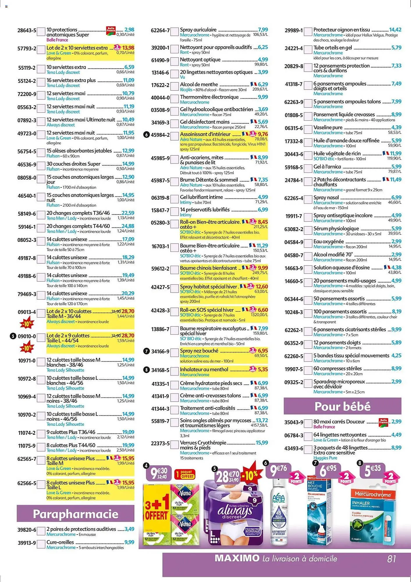 Catalogue Maximo du 24 octobre au 23 novembre 2025 - Catalogue page 81