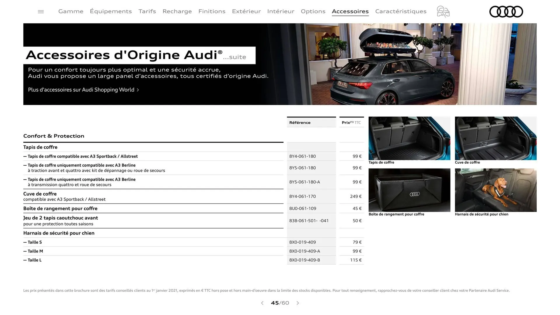 Catalogue Audi du 7 janvier au 31 janvier 2026 - Catalogue page 45