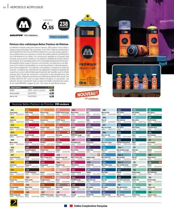 CATALOGUE DALBE 2025 du 27 janvier au 31 décembre 2025 - Catalogue page 66
