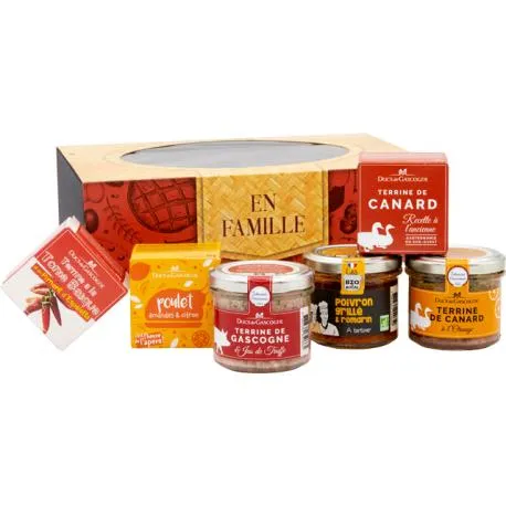 Coffret cadeau "En famille" - Idées gourmandes à offrir