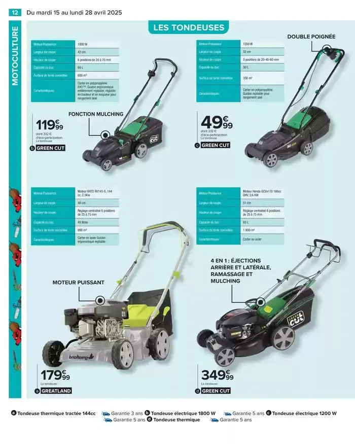 PROFITER ENFIN DE SON JARDIN du 15 avril au 28 avril 2025 - Catalogue page 12