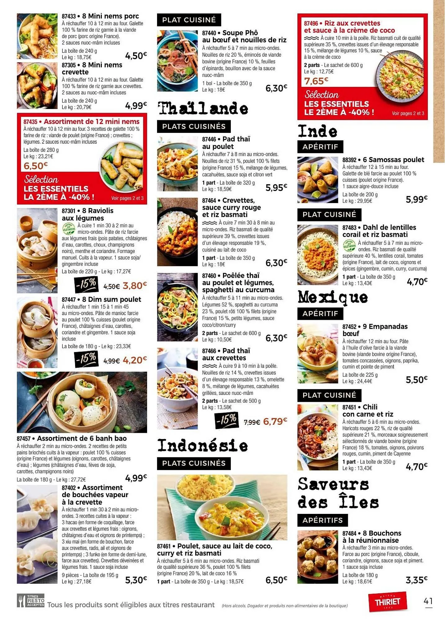 Catalogue Thiriet du 1 janvier au 30 janvier 2026 - Catalogue page 41