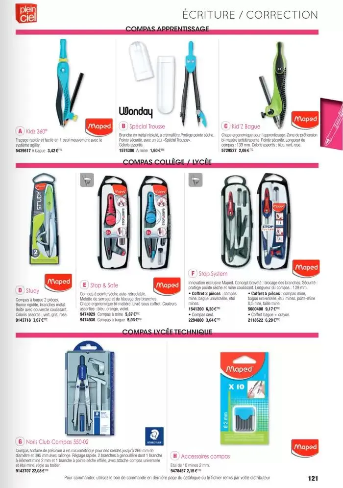 Écoles et loisirs 2025 du 1 janvier au 31 décembre 2025 - Catalogue page 121