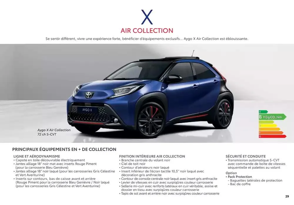 Toyota Aygo X du 16 avril au 16 avril 2026 - Catalogue page 29