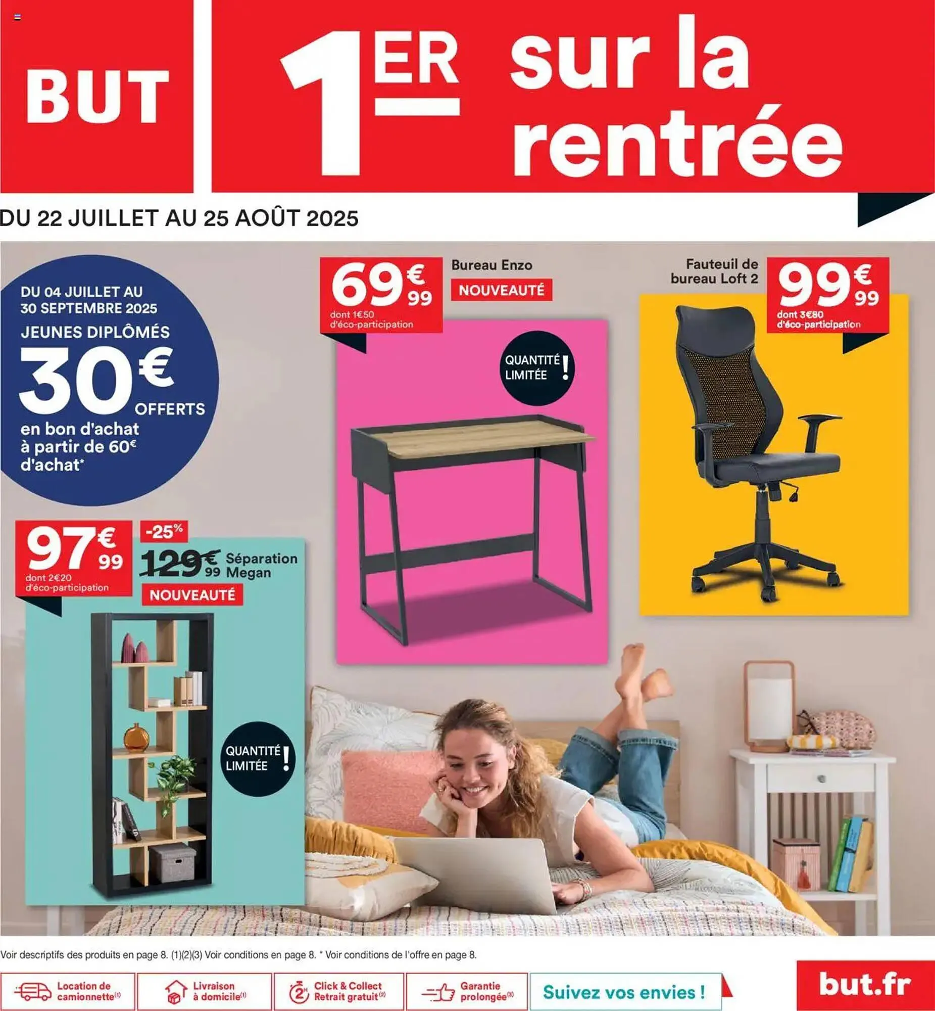 Catalogue BUT du 22 juillet au 25 août 2025 - Catalogue page 1