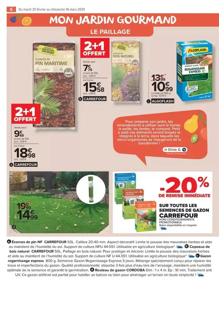 PROFITER ENFIN DE SON JARDIN du 25 février au 16 mars 2025 - Catalogue page 6