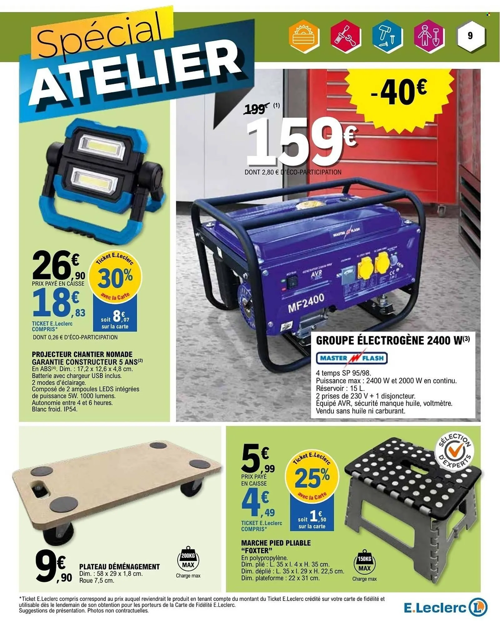 Catalogue E.Leclerc Brico du 27 janvier au 7 février 2026 - Catalogue page 9