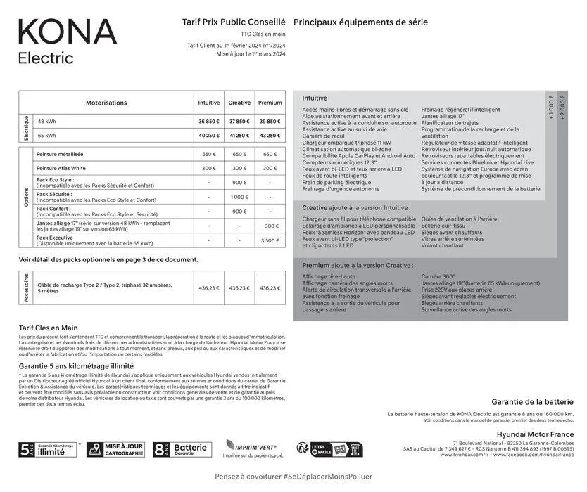 Hyundai KONA Electric Nouvelle G&eacute;n&eacute;ration du 23 juillet au 23 juillet 2025 - Catalogue page 35