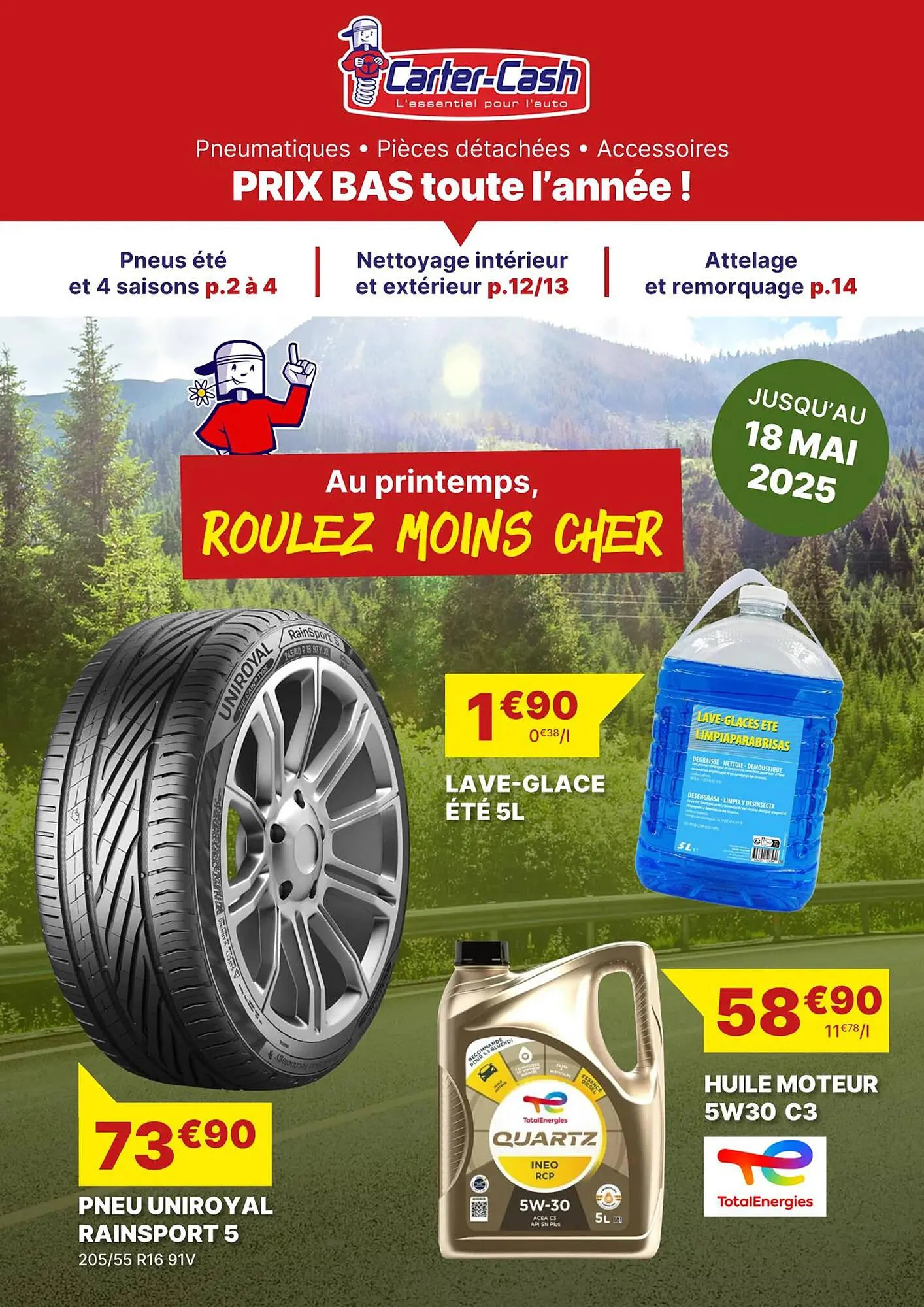 Catalogue Carter-Cash du 6 mars au 31 mars 2025 - Catalogue page 1