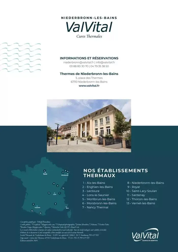 Niederbronn-les-Bains 2025 du 17 mars au 6 décembre 2025 - Catalogue page 12