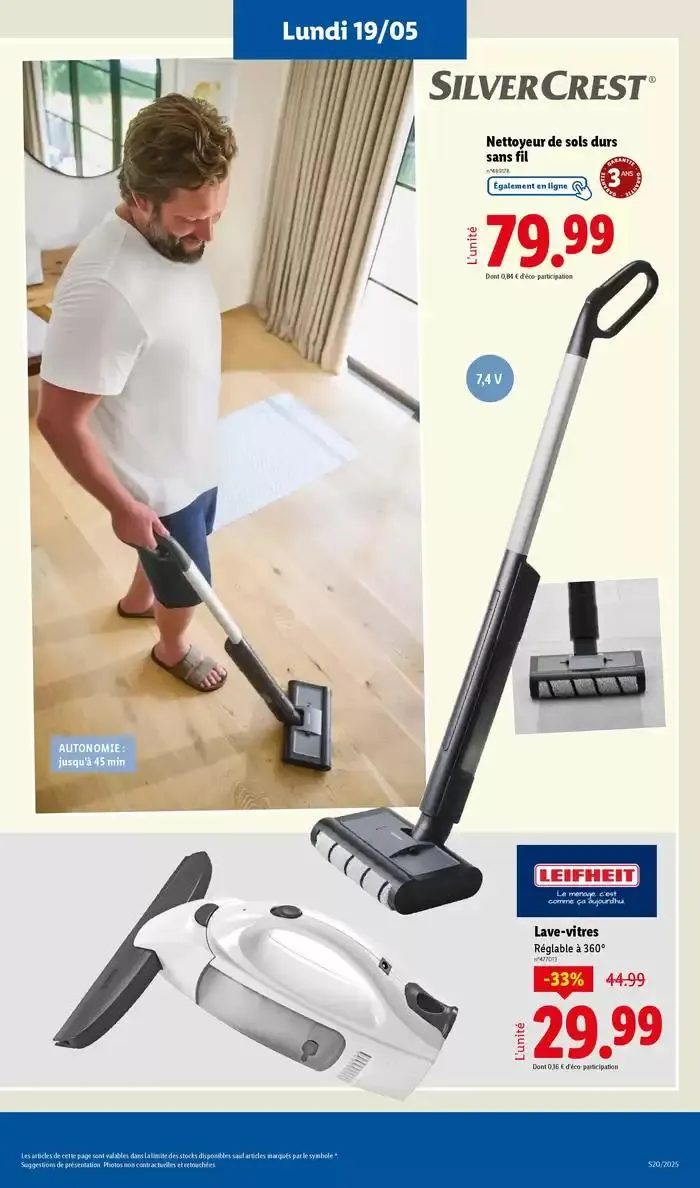 Profitez d'une large sélection de produits à prix réduits chez Lidl ! du 15 mai au 21 mai 2025 - Catalogue page 69