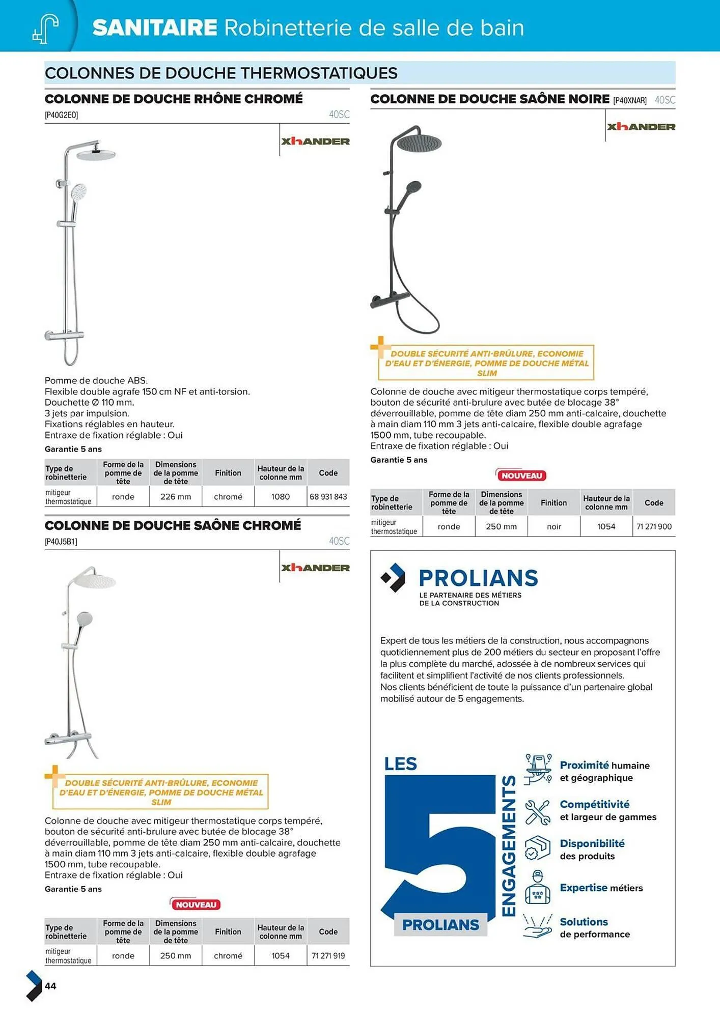 Catalogue Prolians du 2 octobre au 31 décembre 2025 - Catalogue page 44