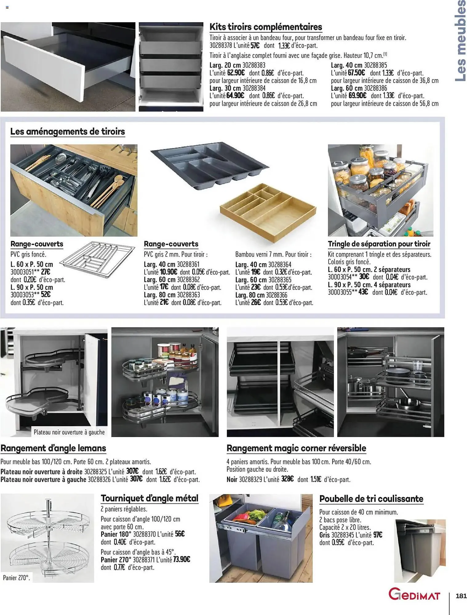 Catalogue Gedimat du 1 avril au 30 avril 2026 - Catalogue page 181