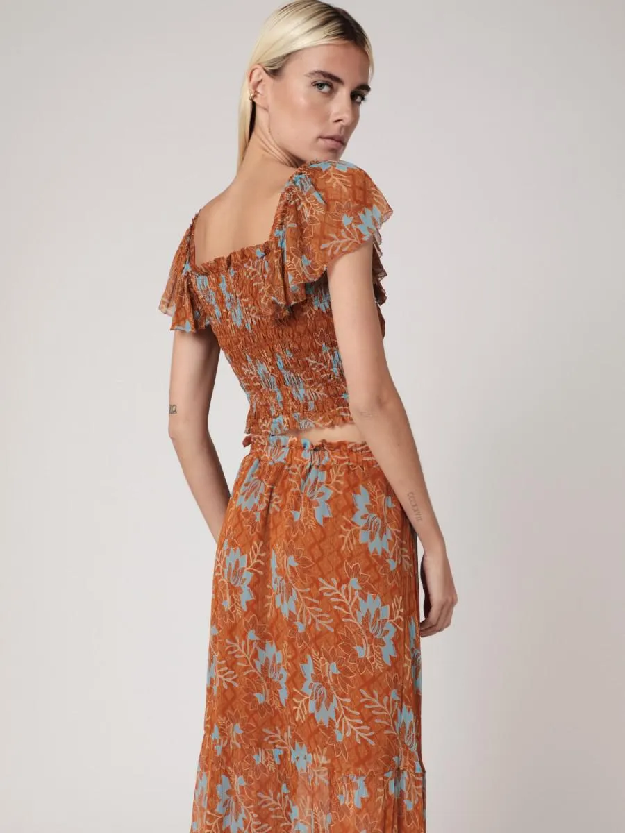 TIMY | Crop top imprimé