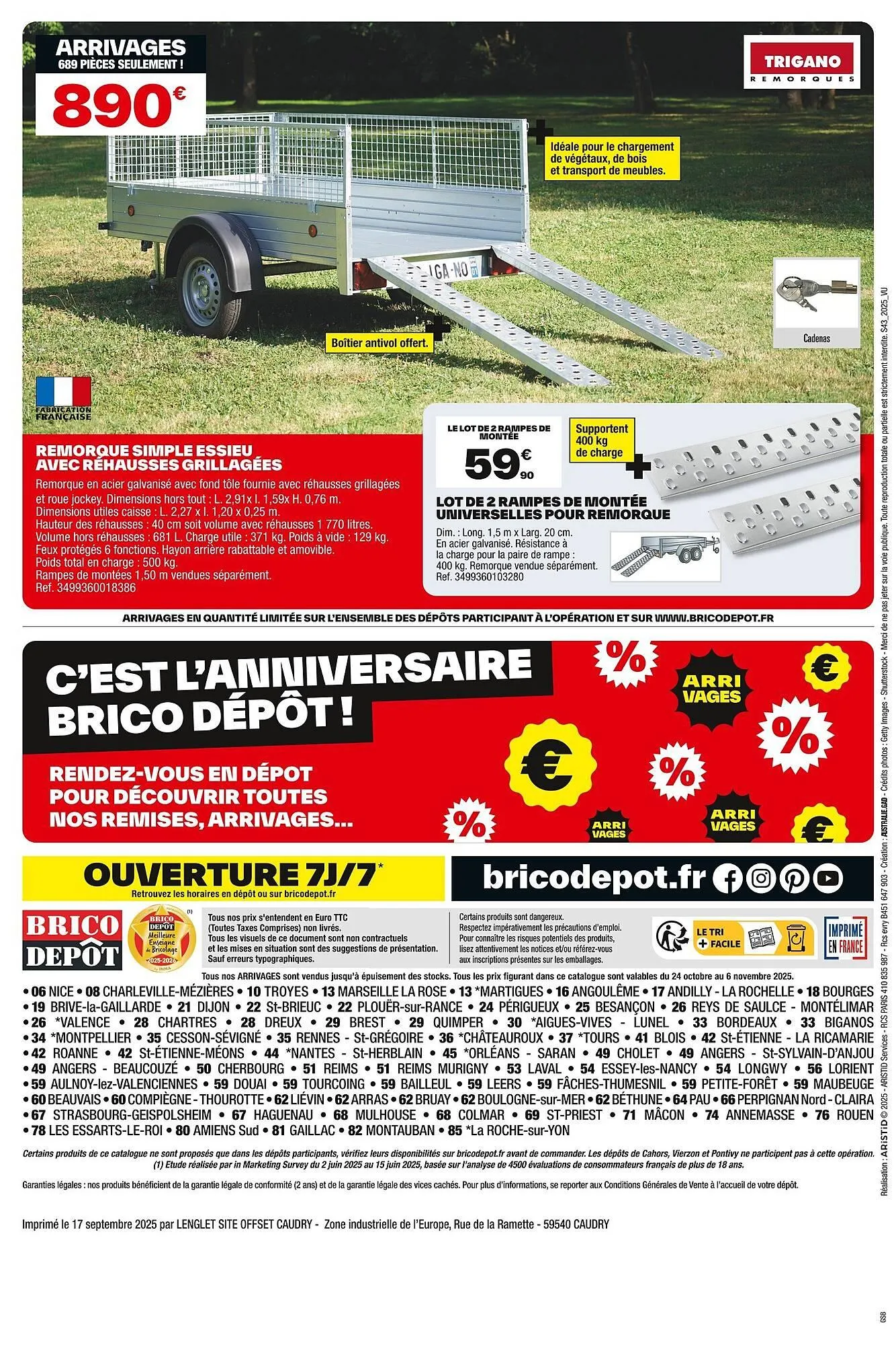 Catalogue Brico Dépôt du 24 octobre au 6 novembre 2025 - Catalogue page 20