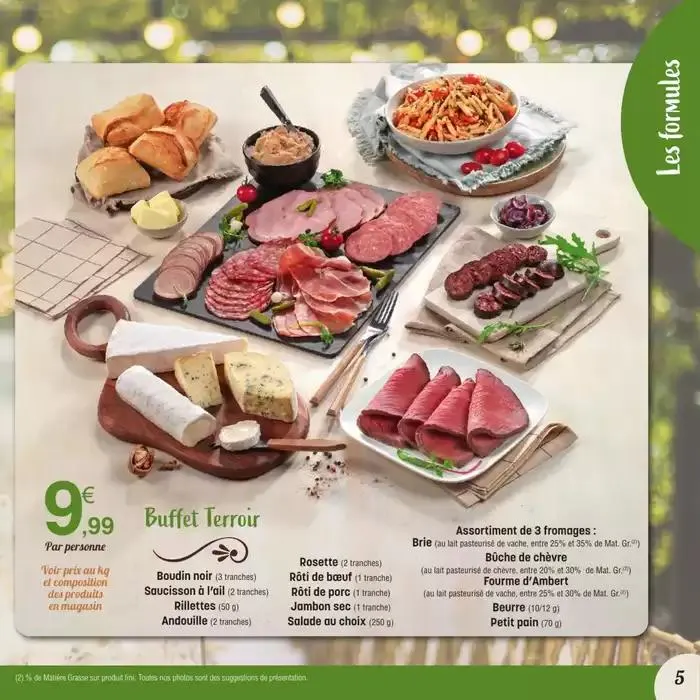 CARTE TRAITEUR PERMANENTE du 31 mars au 30 mars 2026 - Catalogue page 5