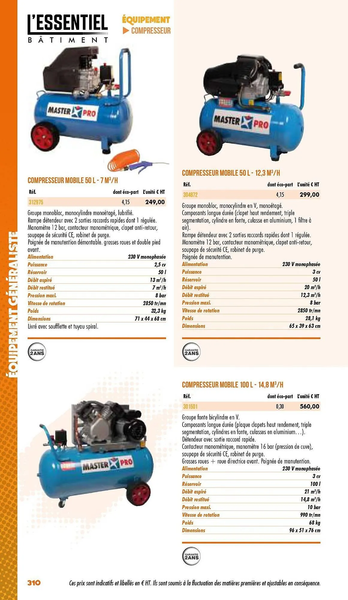 Catalogue Master Pro du 3 janvier au 31 décembre 2025 - Catalogue page 312