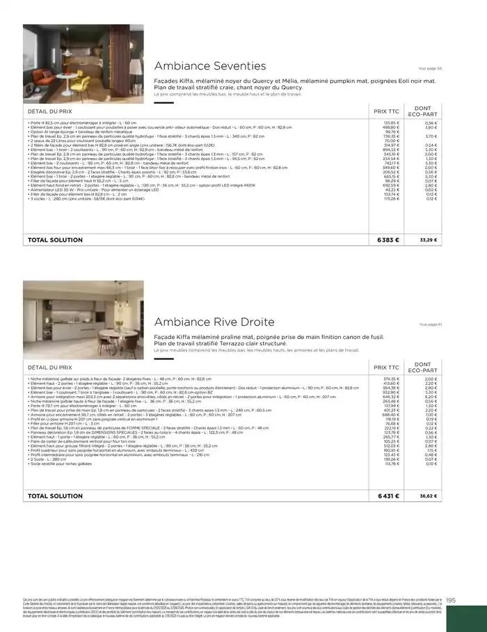 Cuisines & aménagements sur-mesure du 6 mars au 31 décembre 2025 - Catalogue page 197
