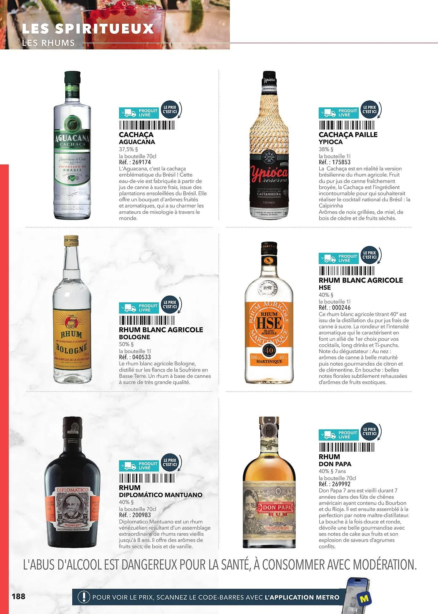 Catalogue METRO du 2 mars au 31 décembre 2025 - Catalogue page 188