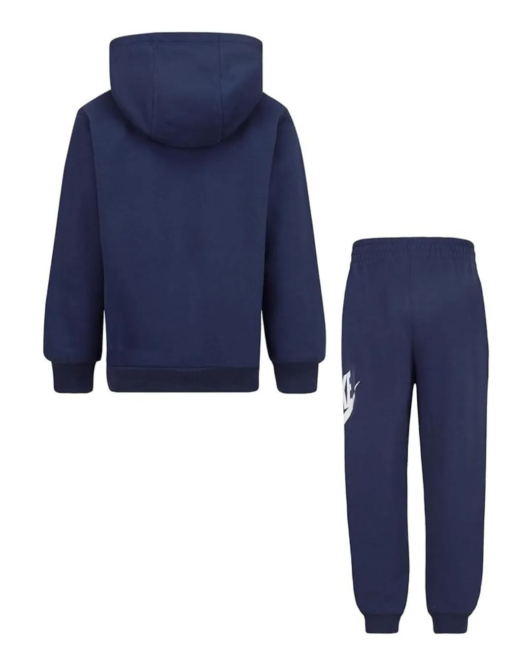 Nike Club Fleece Kids Tracksuit Set - Navy/White