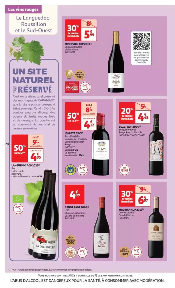 Foire aux vins : une sélection à prix modérés du 1 avril au 13 avril 2025 - Catalogue page 28