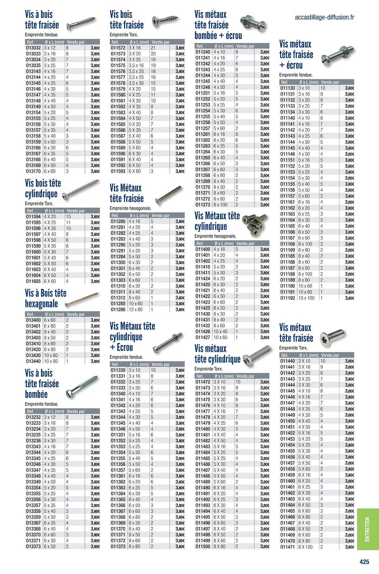 Catalogue Accastillage Diffusion du 1 mars au 31 décembre 2023 - Catalogue page 427