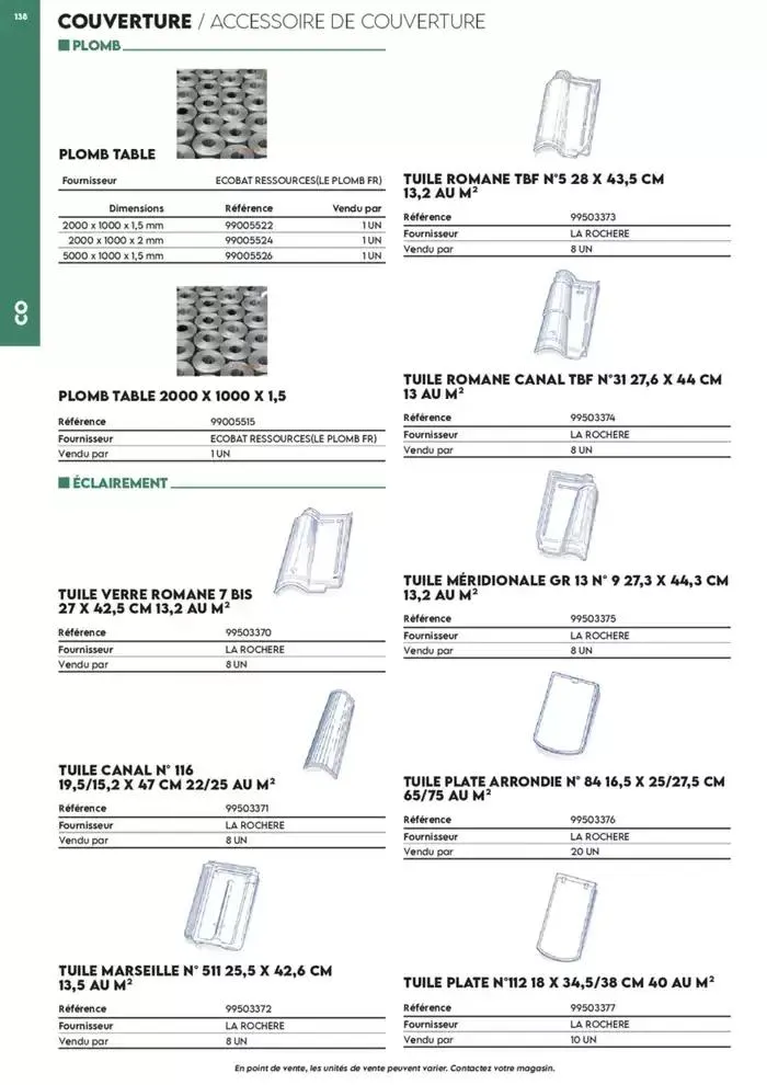 Tout faire +de 15 000 Produits du 17 décembre au 30 juin 2025 - Catalogue page 42