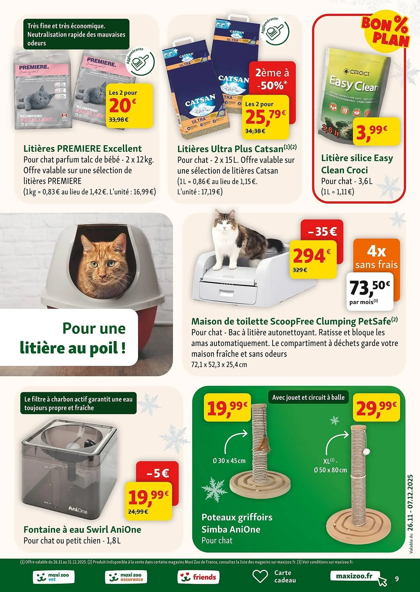 Catalogue Maxi Zoo du 26 novembre au 7 décembre 2025 - Catalogue page 9