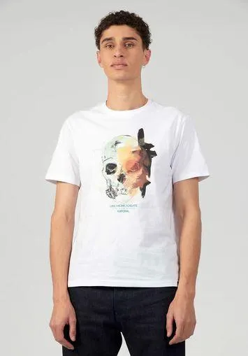 T-shirt blanc homme 100% coton