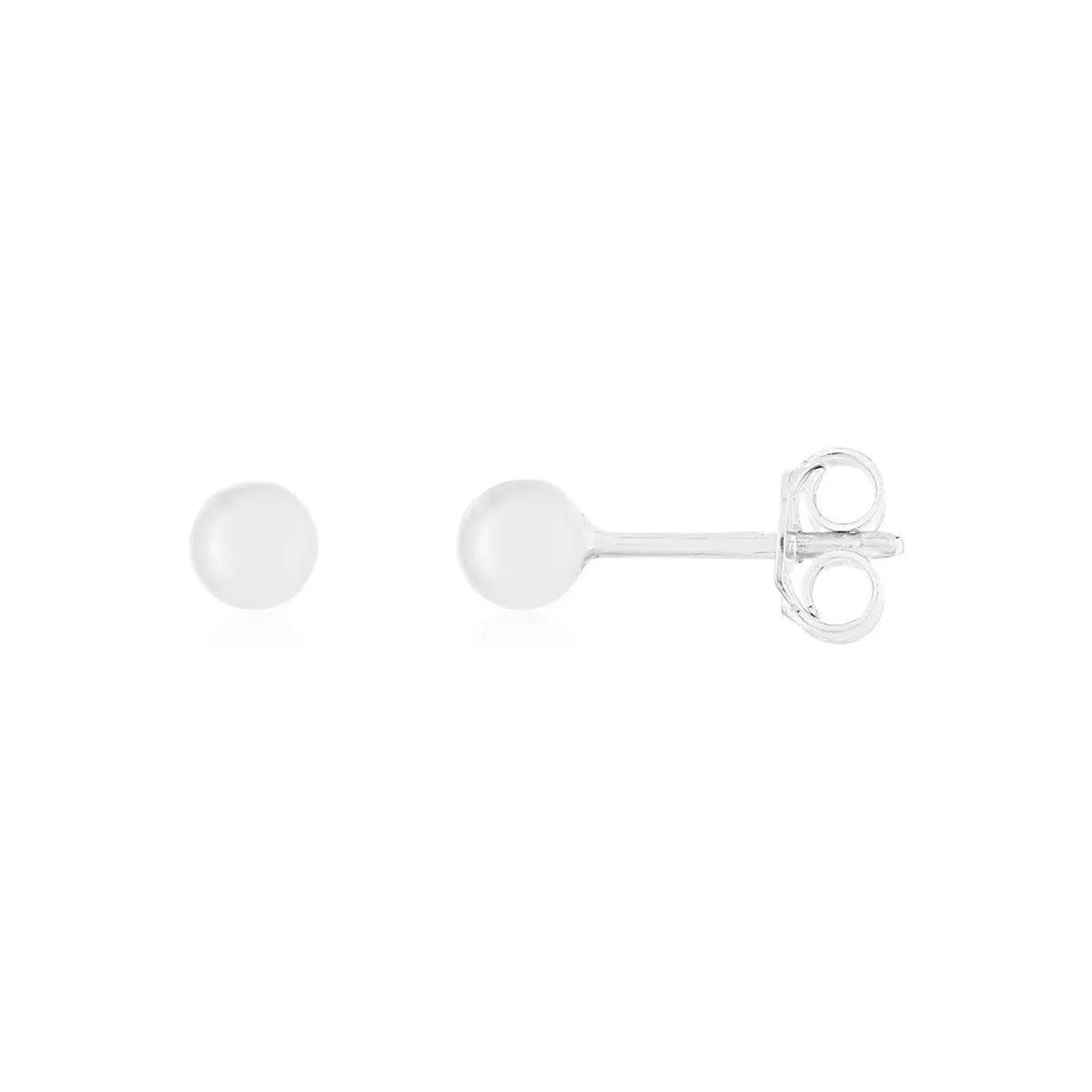 Boucles d'oreilles argent 925, boule