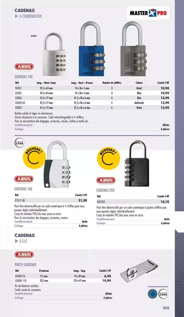 Essentiel Industrie 2025 du 3 janvier au 31 décembre 2025 - Catalogue page 587